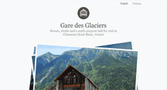 Desktop Screenshot of garedesglaciers.com