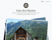 Tablet Screenshot of garedesglaciers.com